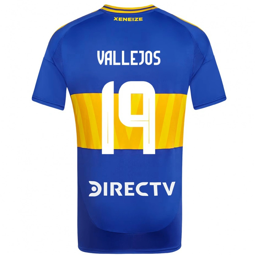 Danxen Børn Fabiana Vallejos #19 Hvid Blå Hjemmebane Spillertrøjer 2025/26 Trøje T-Shirt