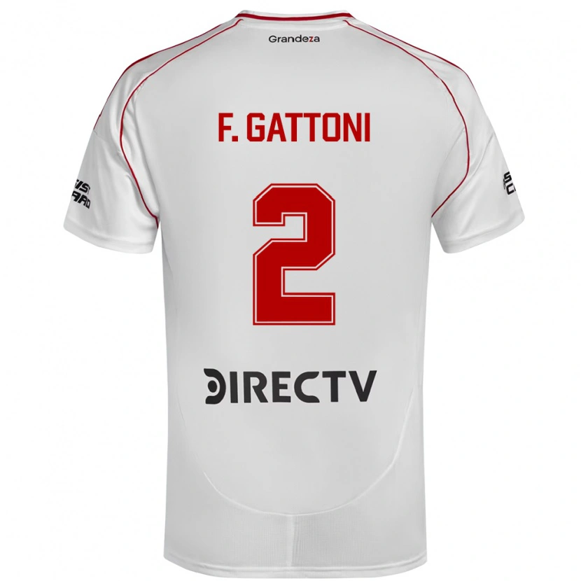 Danxen Børn Federico Gattoni #2 Burgundy Magenta Hjemmebane Spillertrøjer 2025/26 Trøje T-Shirt