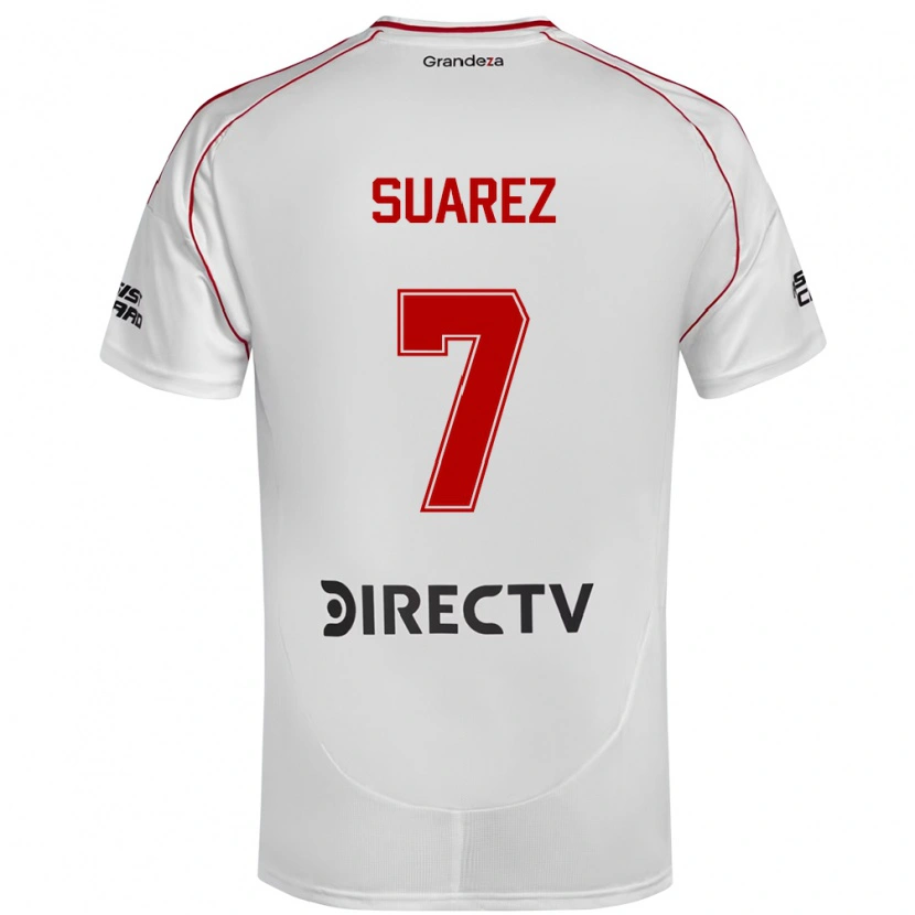 Danxen Børn Matias Suarez #7 Burgundy Magenta Hjemmebane Spillertrøjer 2025/26 Trøje T-Shirt