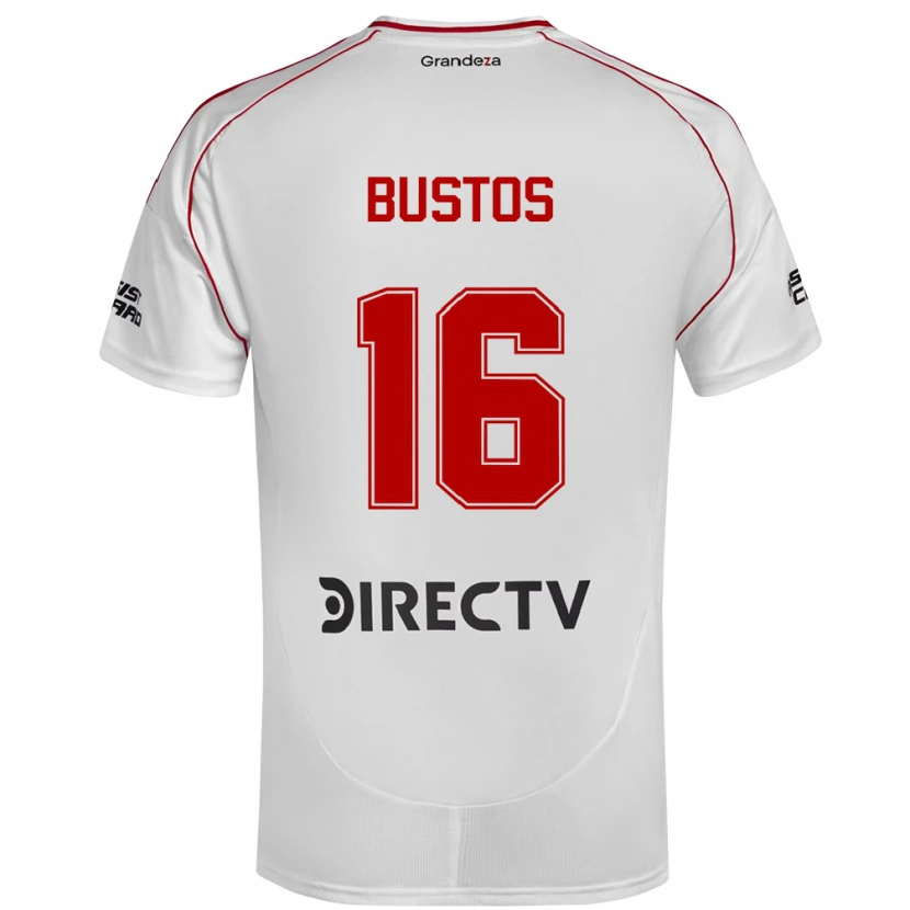 Danxen Børn Fabricio Bustos #16 Burgundy Magenta Hjemmebane Spillertrøjer 2025/26 Trøje T-Shirt