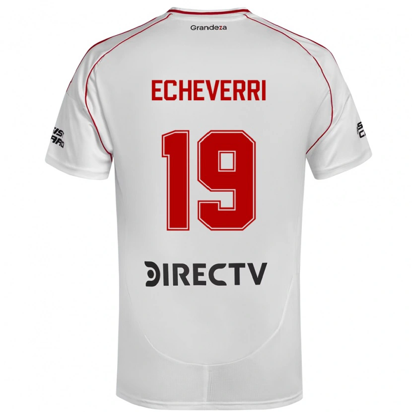 Danxen Børn Claudio Echeverri #19 Burgundy Magenta Hjemmebane Spillertrøjer 2025/26 Trøje T-Shirt