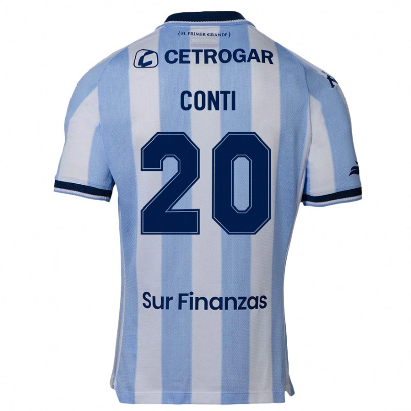 Danxen Børn Germán Conti #20 Mørkeblå Hjemmebane Spillertrøjer 2025/26 Trøje T-Shirt