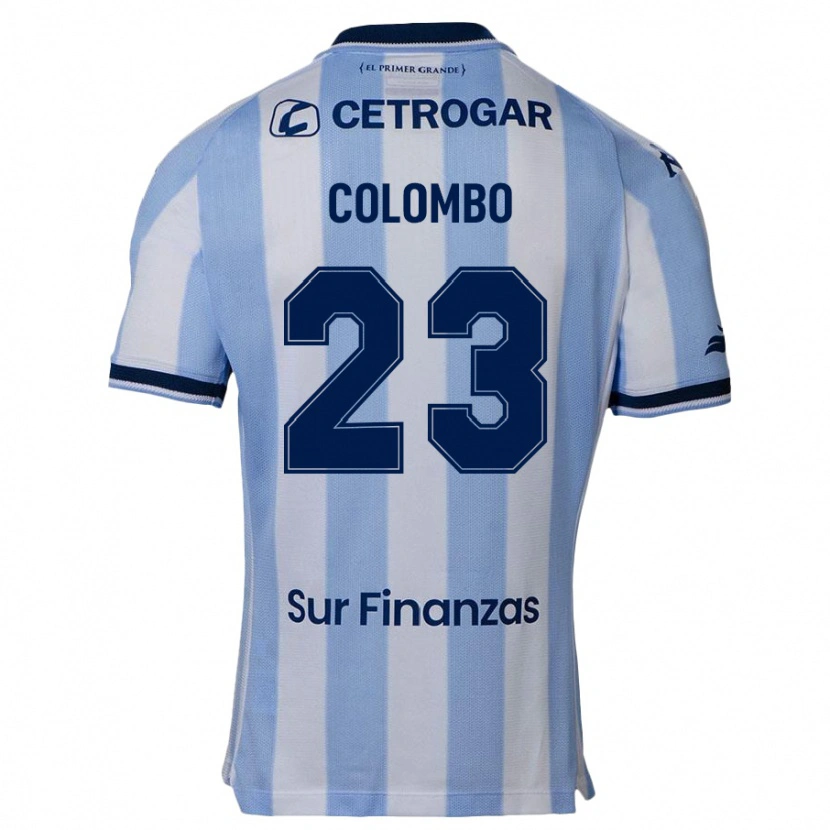 Danxen Børn Nazareno Colombo #23 Mørkeblå Hjemmebane Spillertrøjer 2025/26 Trøje T-Shirt
