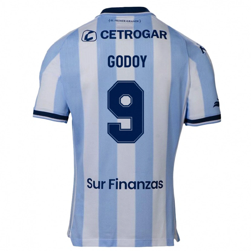 Danxen Børn Santiago Godoy #9 Mørkeblå Hjemmebane Spillertrøjer 2025/26 Trøje T-Shirt
