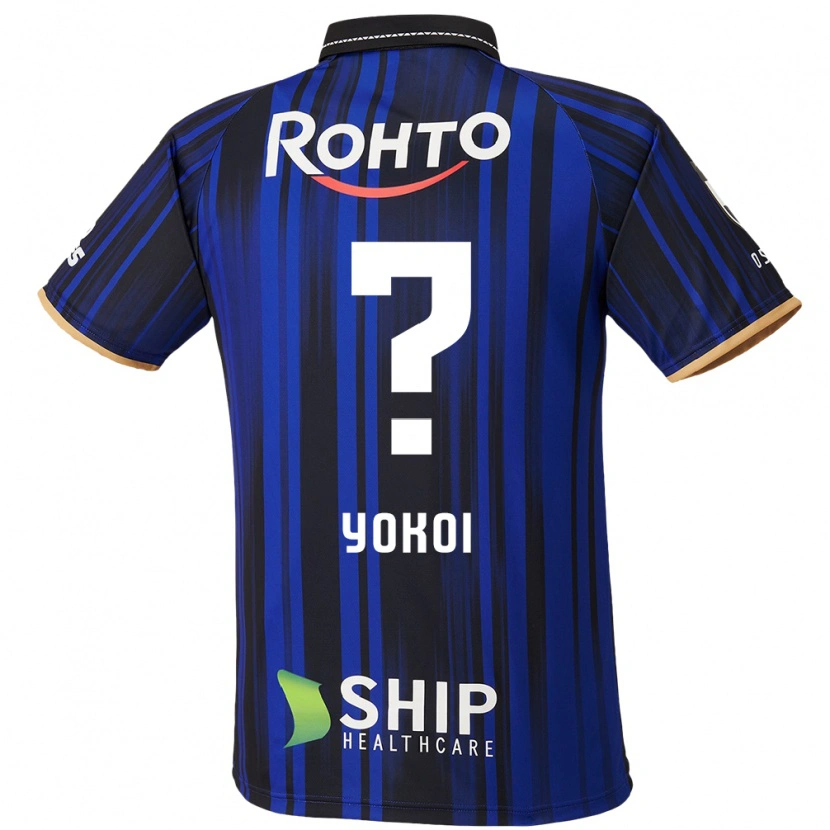 Danxen Børn Yuya Yokoi #0 Hvid Blå Sort Hjemmebane Spillertrøjer 2025/26 Trøje T-Shirt