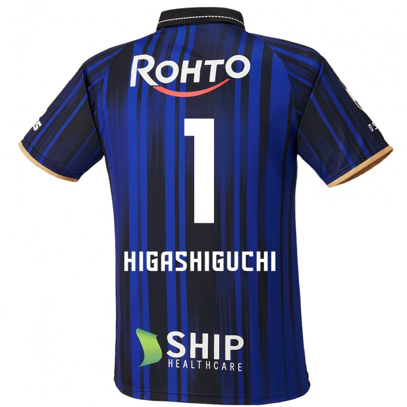 Danxen Børn Masaaki Higashiguchi #1 Hvid Blå Sort Hjemmebane Spillertrøjer 2025/26 Trøje T-Shirt