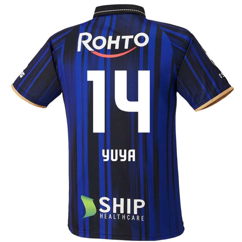 Danxen Børn Yuya Fukuda #14 Hvid Blå Sort Hjemmebane Spillertrøjer 2025/26 Trøje T-Shirt