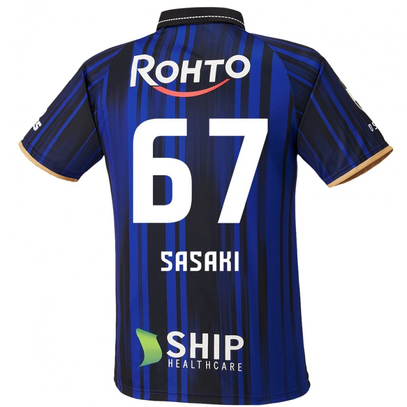 Danxen Børn Shogo Sasaki #67 Hvid Blå Sort Hjemmebane Spillertrøjer 2025/26 Trøje T-Shirt
