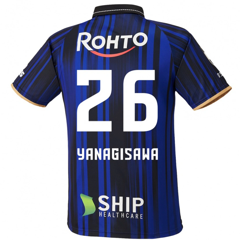 Danxen Børn Ko Yanagisawa #26 Hvid Blå Sort Hjemmebane Spillertrøjer 2025/26 Trøje T-Shirt