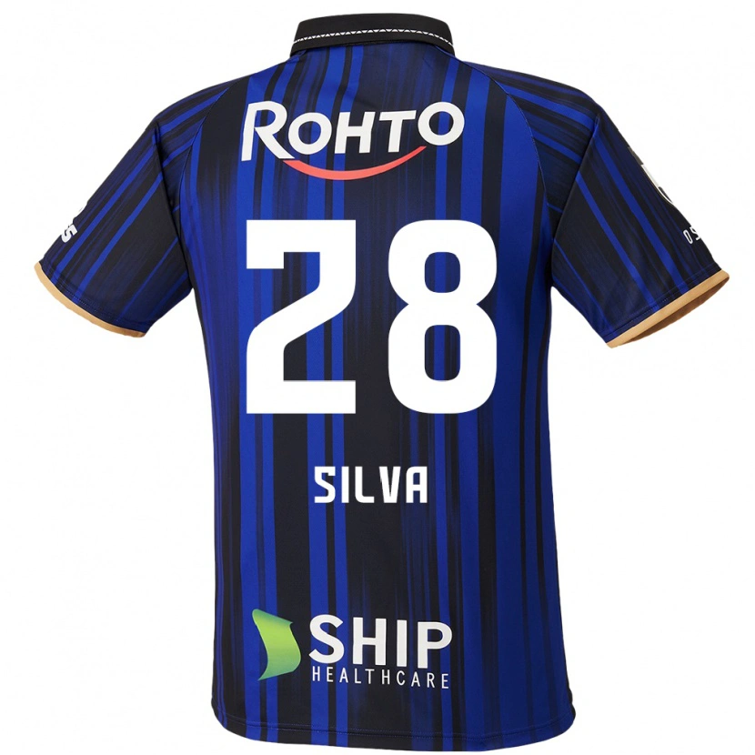 Danxen Børn Wellington Silva #28 Hvid Blå Sort Hjemmebane Spillertrøjer 2025/26 Trøje T-Shirt