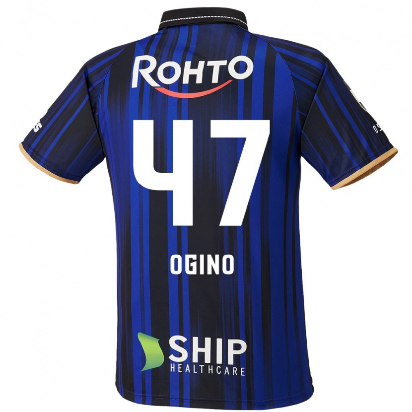 Danxen Børn Motonobu Ogino #47 Hvid Blå Sort Hjemmebane Spillertrøjer 2025/26 Trøje T-Shirt