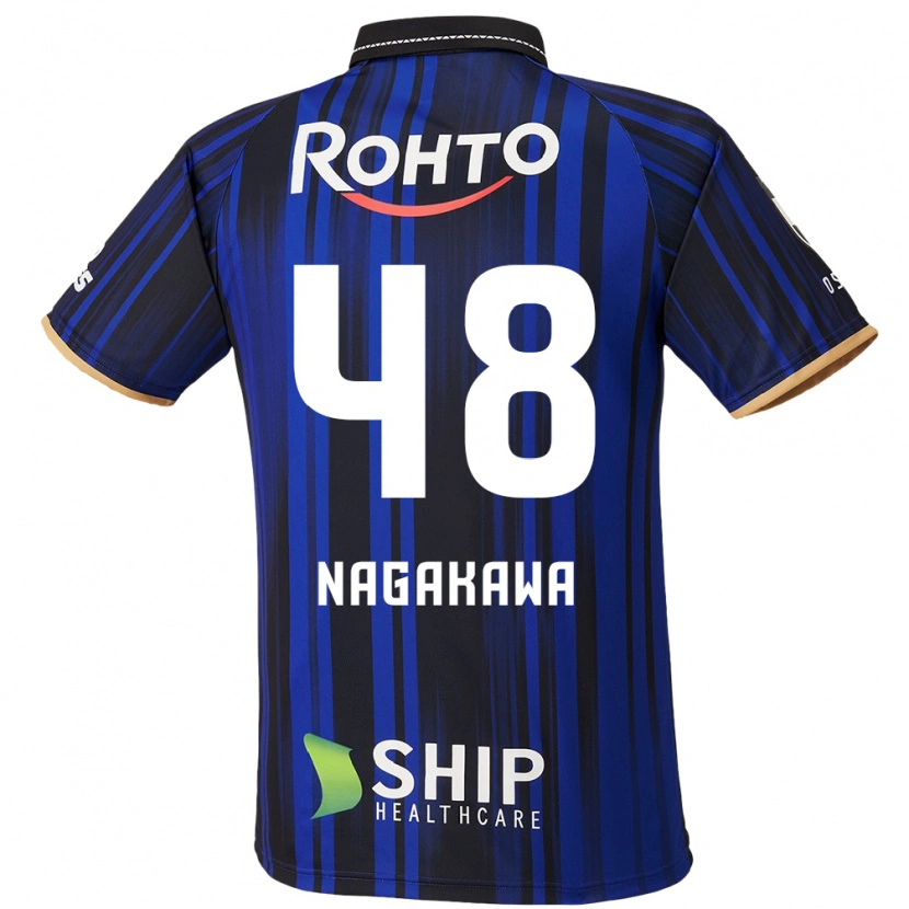 Danxen Børn Kanta Nagakawa #48 Hvid Blå Sort Hjemmebane Spillertrøjer 2025/26 Trøje T-Shirt