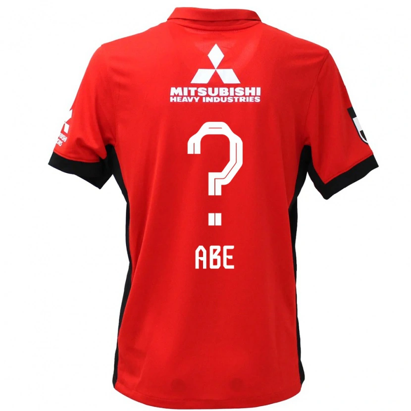 Danxen Børn Yushin Abe #0 Hvid Sort Hjemmebane Spillertrøjer 2025/26 Trøje T-Shirt