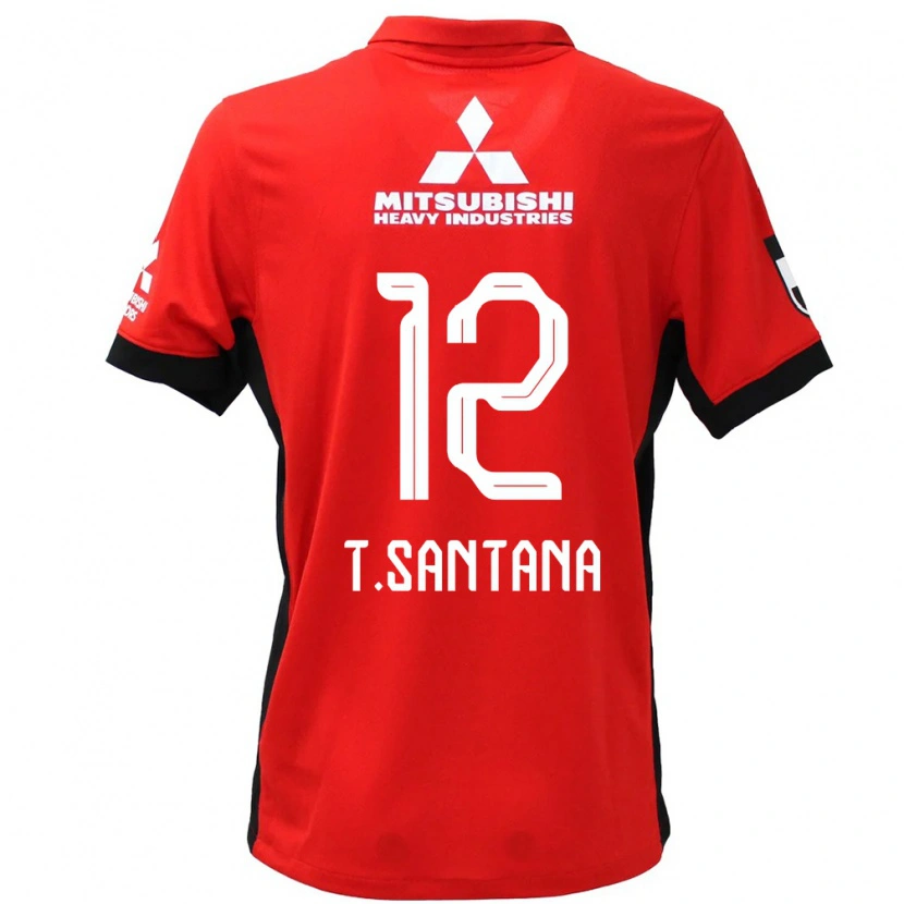 Danxen Børn Thiago #12 Hvid Sort Hjemmebane Spillertrøjer 2025/26 Trøje T-Shirt