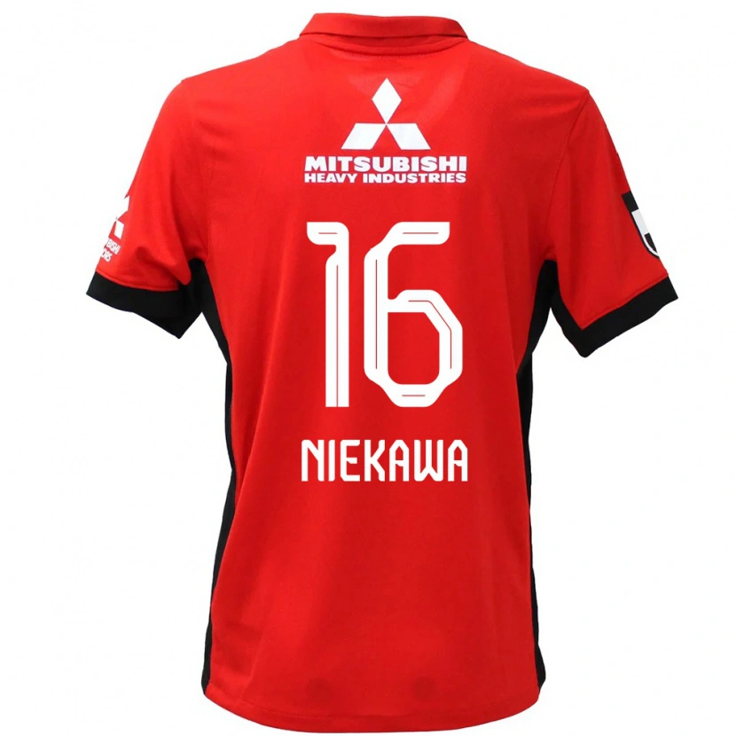 Danxen Børn Ayumi Niekawa #16 Hvid Sort Hjemmebane Spillertrøjer 2025/26 Trøje T-Shirt
