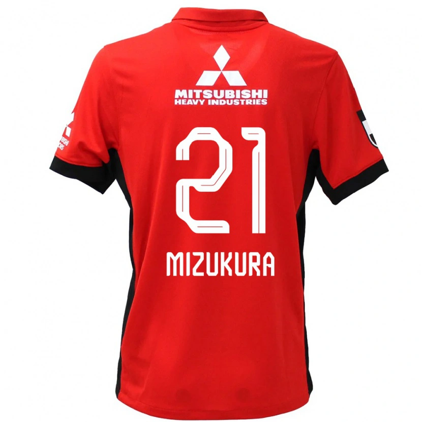 Danxen Børn Kei Mizukura #21 Hvid Sort Hjemmebane Spillertrøjer 2025/26 Trøje T-Shirt