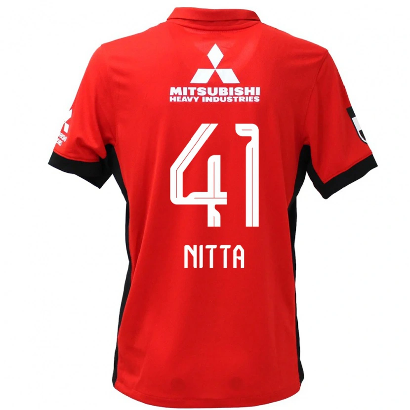 Danxen Børn Rio Nitta #41 Hvid Sort Hjemmebane Spillertrøjer 2025/26 Trøje T-Shirt