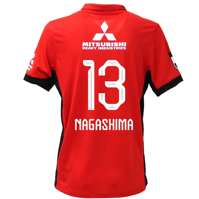Danxen Børn Reina Nagashima #13 Hvid Sort Hjemmebane Spillertrøjer 2025/26 Trøje T-Shirt