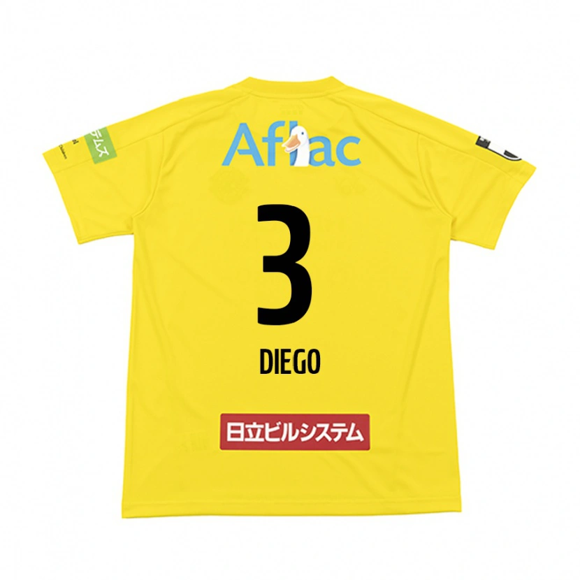 Danxen Børn Diego #3 Lysegrå Beige Hjemmebane Spillertrøjer 2025/26 Trøje T-Shirt