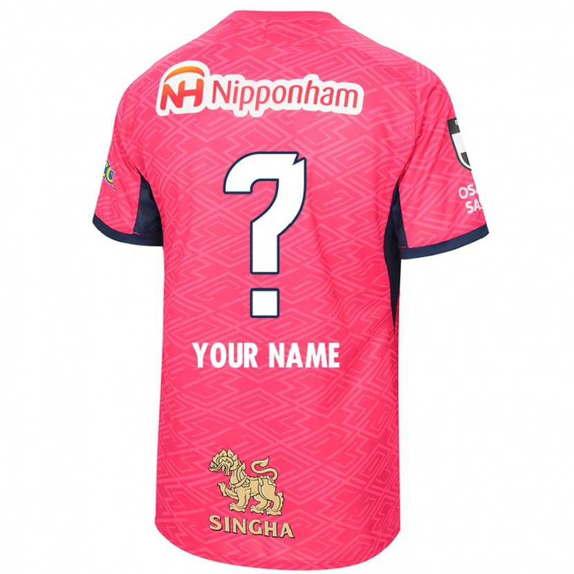 Danxen Børn Dit Navn #0 Hvid Sakura Pink Hjemmebane Spillertrøjer 2025/26 Trøje T-Shirt