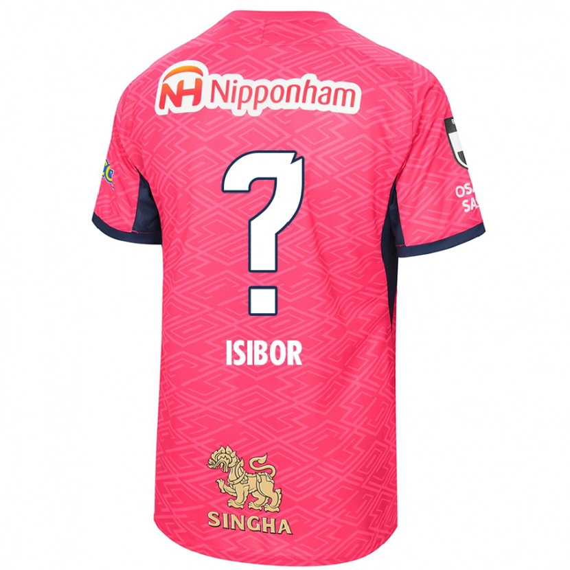 Danxen Børn Ken Isibor #0 Hvid Sakura Pink Hjemmebane Spillertrøjer 2025/26 Trøje T-Shirt