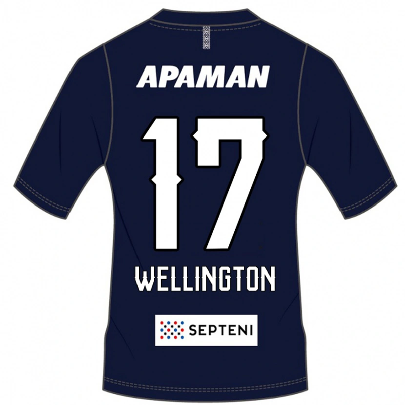 Danxen Børn Wellington #17 Lysegrå Hjemmebane Spillertrøjer 2025/26 Trøje T-Shirt
