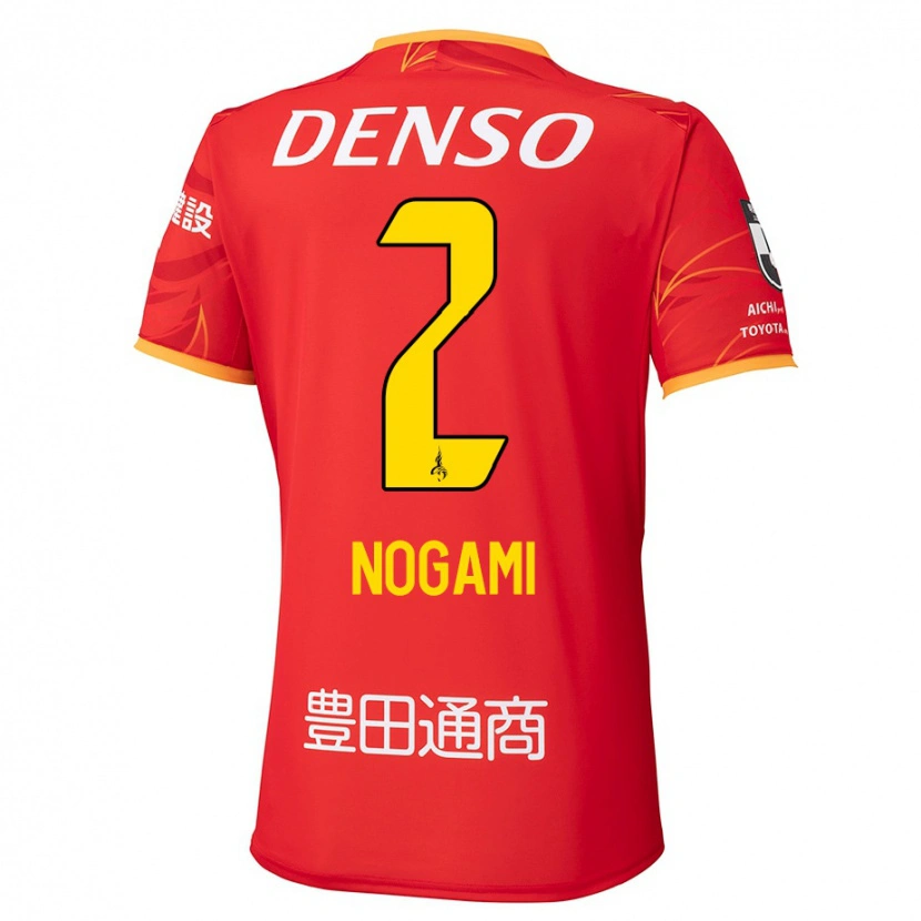 Danxen Børn Yuki Nogami #2 Hvid Rød Hjemmebane Spillertrøjer 2025/26 Trøje T-Shirt