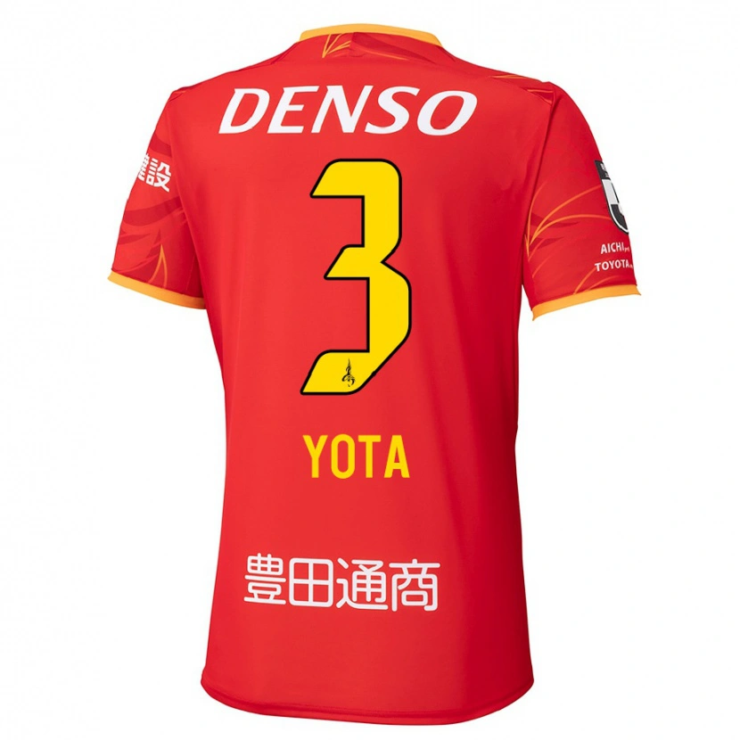 Danxen Børn Yota Sato #3 Hvid Rød Hjemmebane Spillertrøjer 2025/26 Trøje T-Shirt