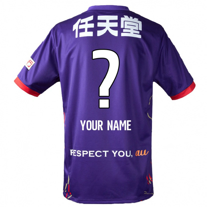 Danxen Børn Dit Navn #0 Hvid Lilla Sort Hjemmebane Spillertrøjer 2025/26 Trøje T-Shirt