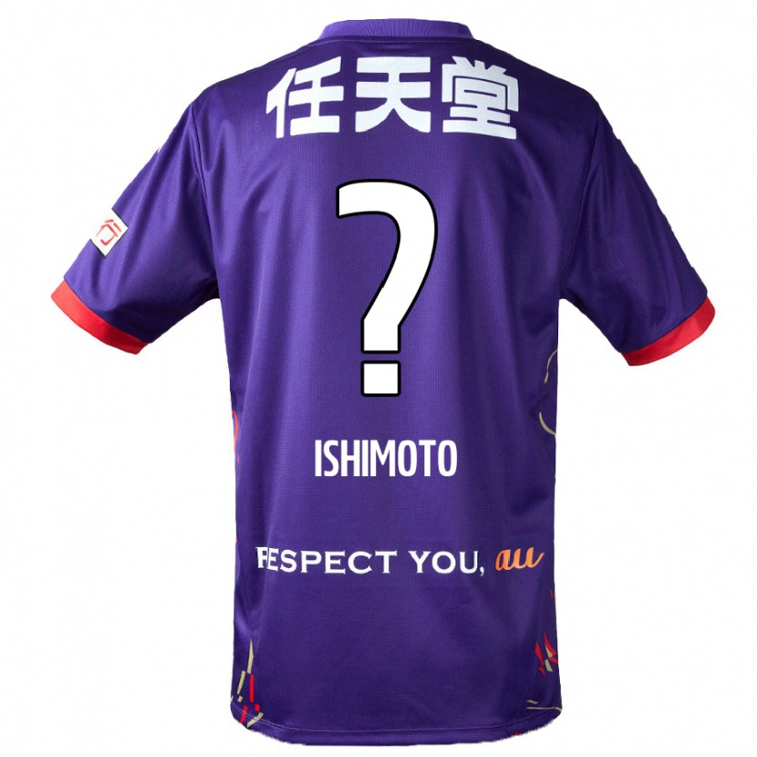 Danxen Børn Taiga Ishimoto #0 Hvid Lilla Sort Hjemmebane Spillertrøjer 2025/26 Trøje T-Shirt