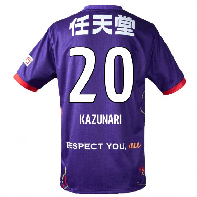 Danxen Børn Kazunari Kita #20 Hvid Lilla Sort Hjemmebane Spillertrøjer 2025/26 Trøje T-Shirt