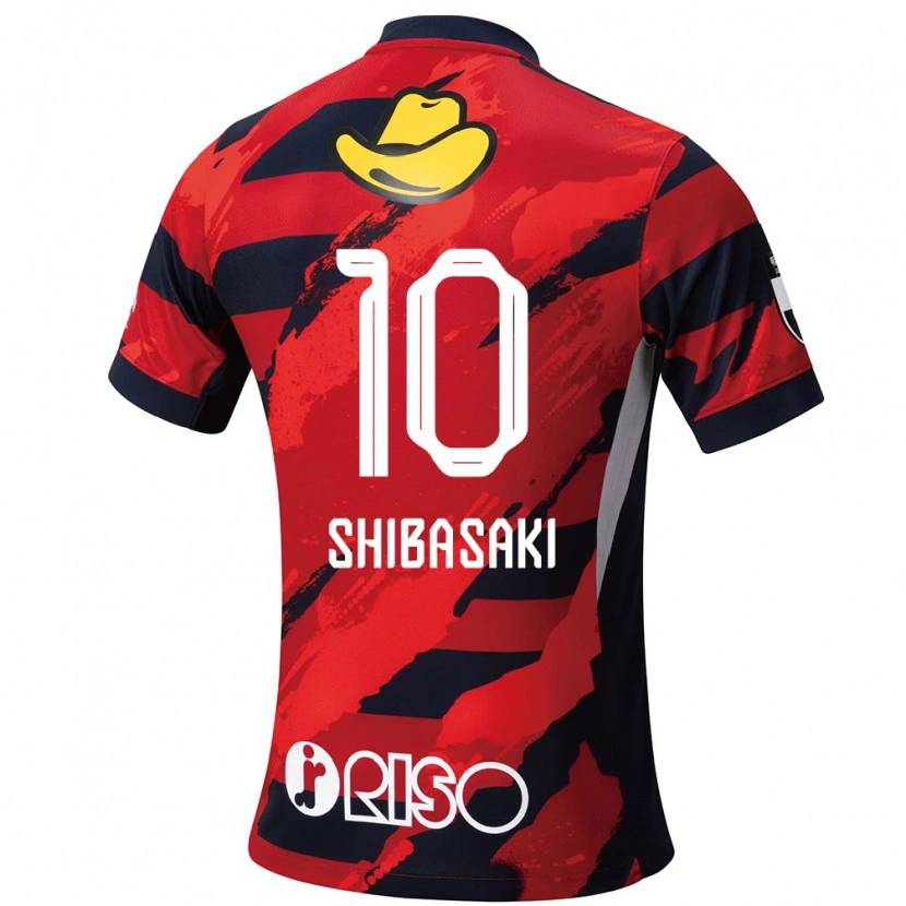 Danxen Børn Gaku Shibasaki #10 Hvid Sort Hjemmebane Spillertrøjer 2025/26 Trøje T-Shirt