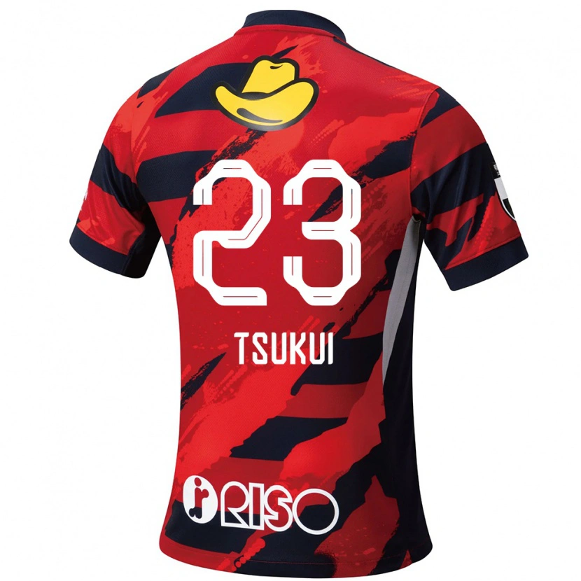 Danxen Børn Keisuke Tsukui #23 Hvid Sort Hjemmebane Spillertrøjer 2025/26 Trøje T-Shirt