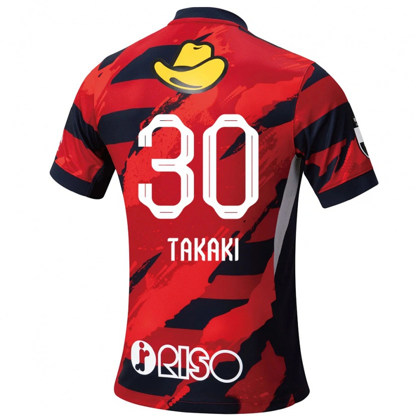 Danxen Børn Raito Takaki #30 Hvid Sort Hjemmebane Spillertrøjer 2025/26 Trøje T-Shirt