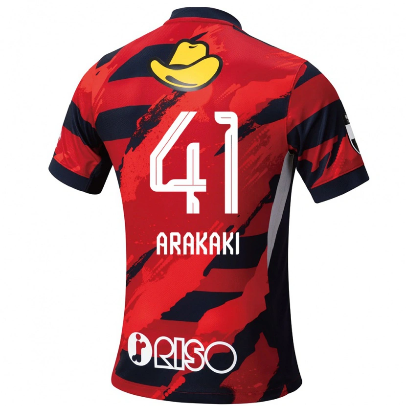 Danxen Børn Yota Arakaki #41 Hvid Sort Hjemmebane Spillertrøjer 2025/26 Trøje T-Shirt