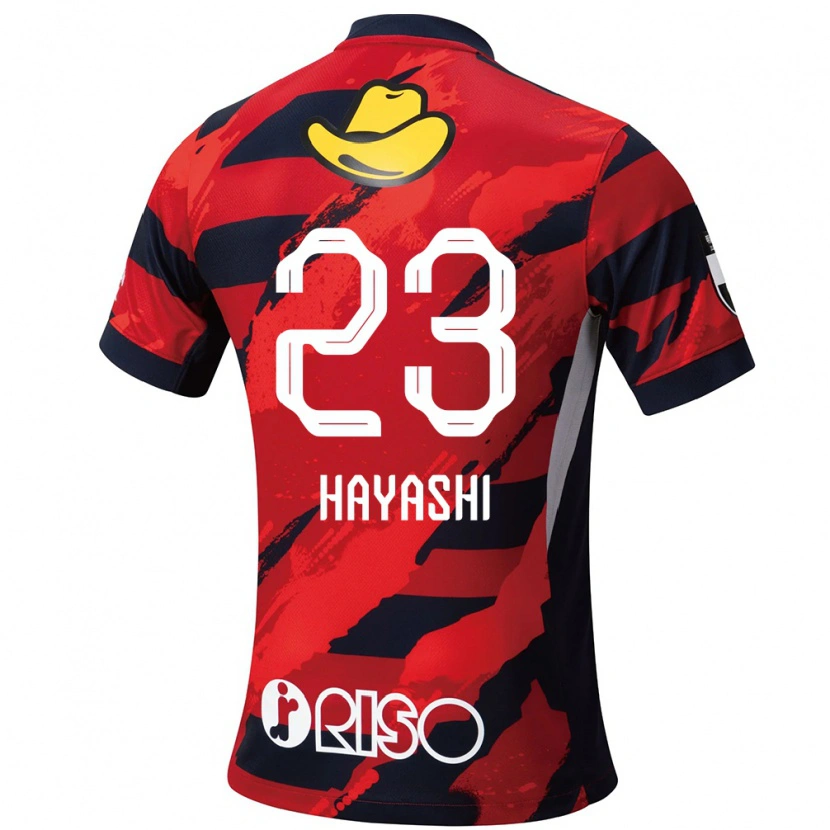 Danxen Børn Naoki Hayashi #23 Hvid Sort Hjemmebane Spillertrøjer 2025/26 Trøje T-Shirt