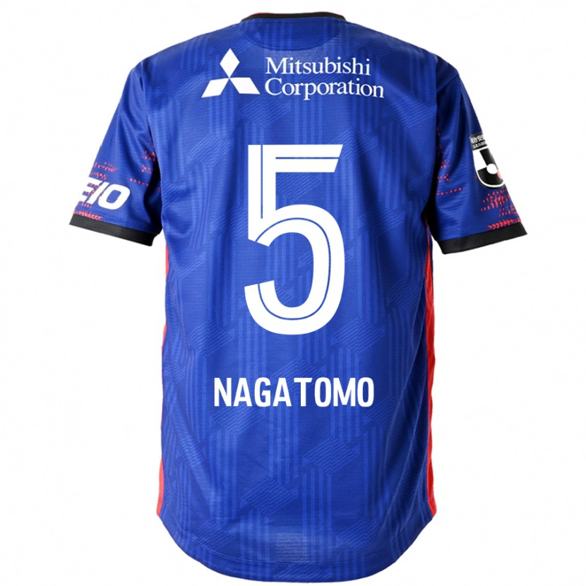 Danxen Børn Yuto Nagatomo #5 Hvid Sort Hjemmebane Spillertrøjer 2025/26 Trøje T-Shirt
