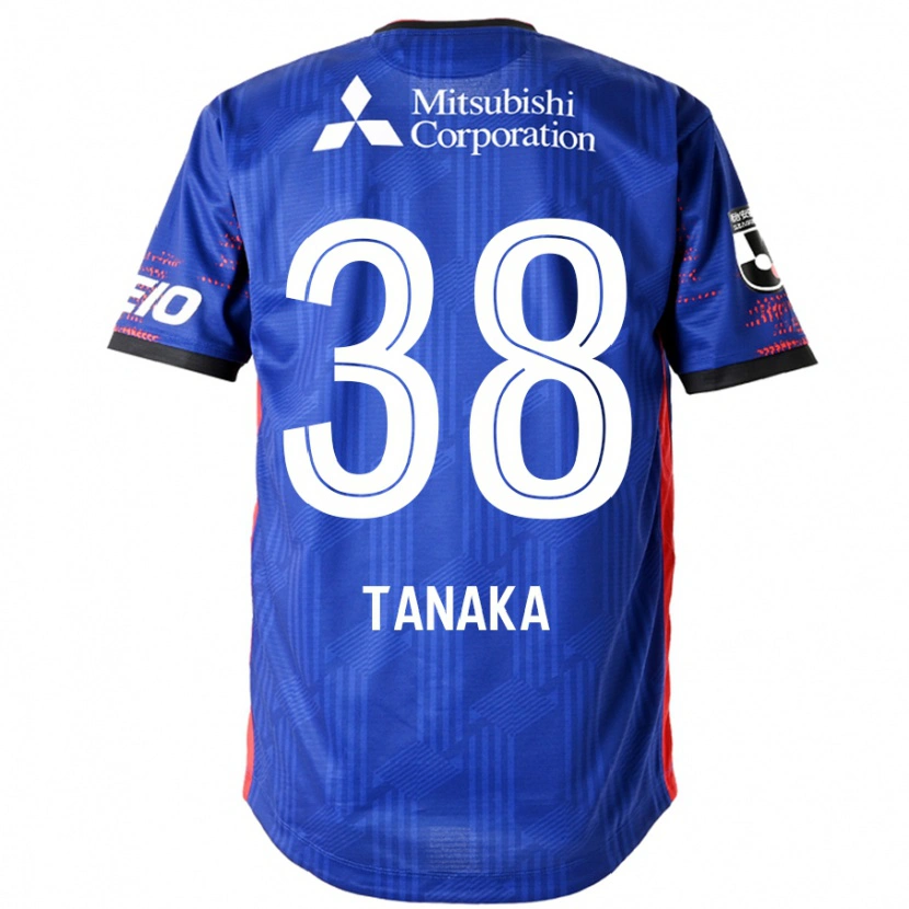 Danxen Børn Kio Tanaka #38 Hvid Sort Hjemmebane Spillertrøjer 2025/26 Trøje T-Shirt