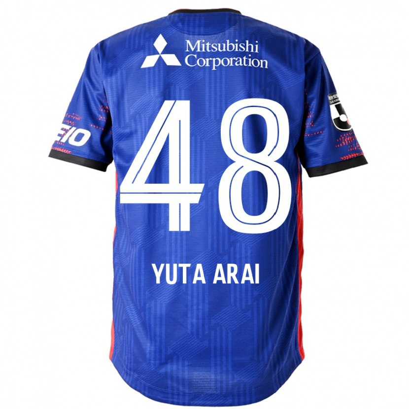 Danxen Børn Yuta Arai #48 Hvid Sort Hjemmebane Spillertrøjer 2025/26 Trøje T-Shirt