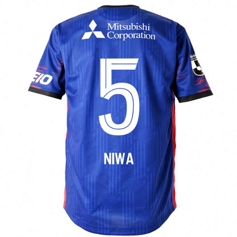 Danxen Børn Daiki Niwa #5 Hvid Sort Hjemmebane Spillertrøjer 2025/26 Trøje T-Shirt