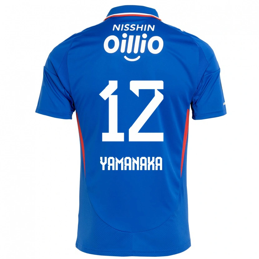 Danxen Børn Yuki Yamanaka #12 Hvid Royal Blå Hjemmebane Spillertrøjer 2025/26 Trøje T-Shirt
