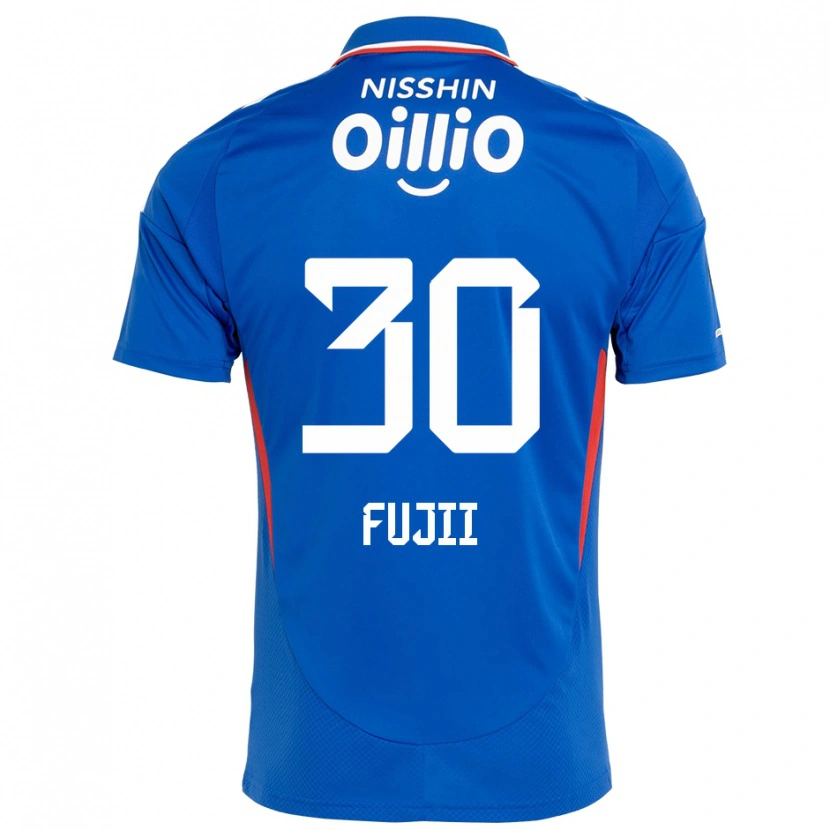 Danxen Børn Shota Fujii #30 Hvid Royal Blå Hjemmebane Spillertrøjer 2025/26 Trøje T-Shirt
