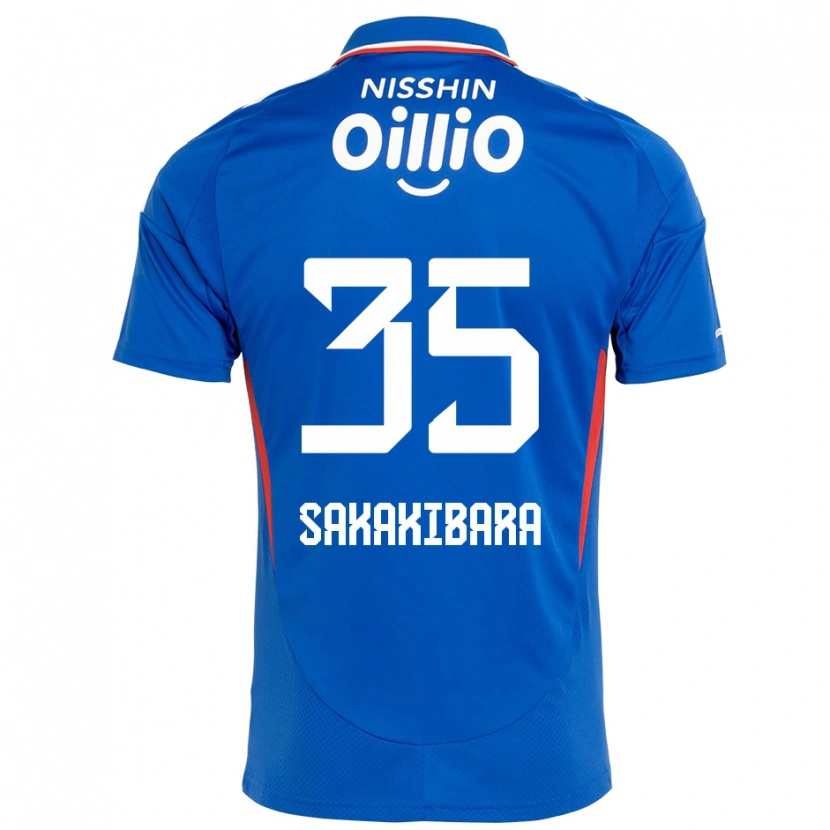 Danxen Børn Keigo Sakakibara #35 Hvid Royal Blå Hjemmebane Spillertrøjer 2025/26 Trøje T-Shirt