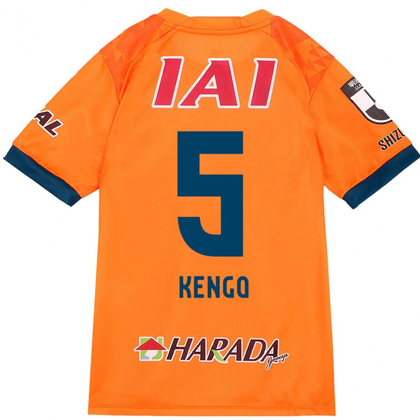 Danxen Børn Kengo Kitazume #5 Hvid Royal Blå Hjemmebane Spillertrøjer 2025/26 Trøje T-Shirt