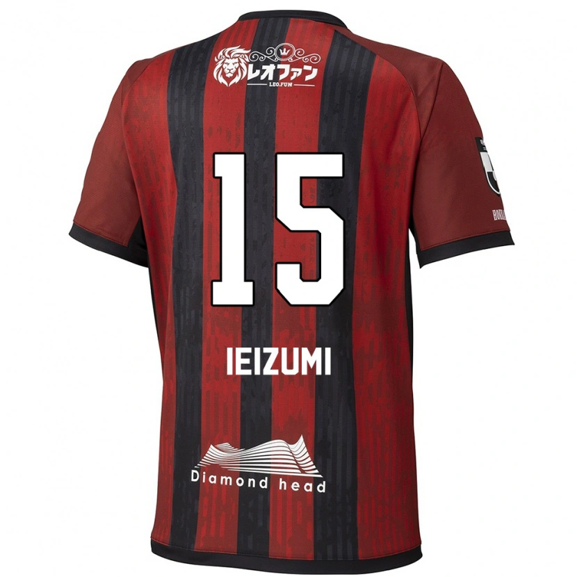Danxen Børn Rei Ieizumi #15 Blå Rød Hjemmebane Spillertrøjer 2025/26 Trøje T-Shirt