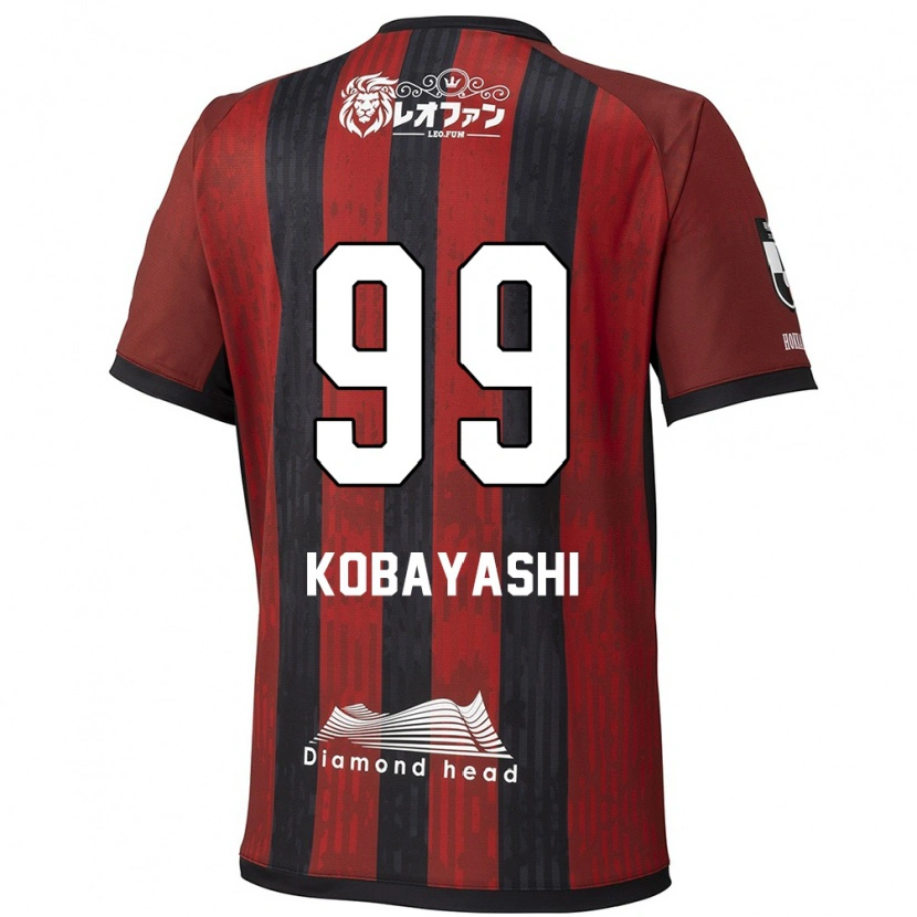 Danxen Børn Yuki Kobayashi #99 Blå Rød Hjemmebane Spillertrøjer 2025/26 Trøje T-Shirt
