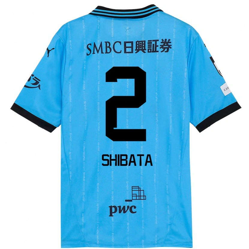 Danxen Børn Shotaro Shibata #2 Hvid Himmelblå Hjemmebane Spillertrøjer 2025/26 Trøje T-Shirt