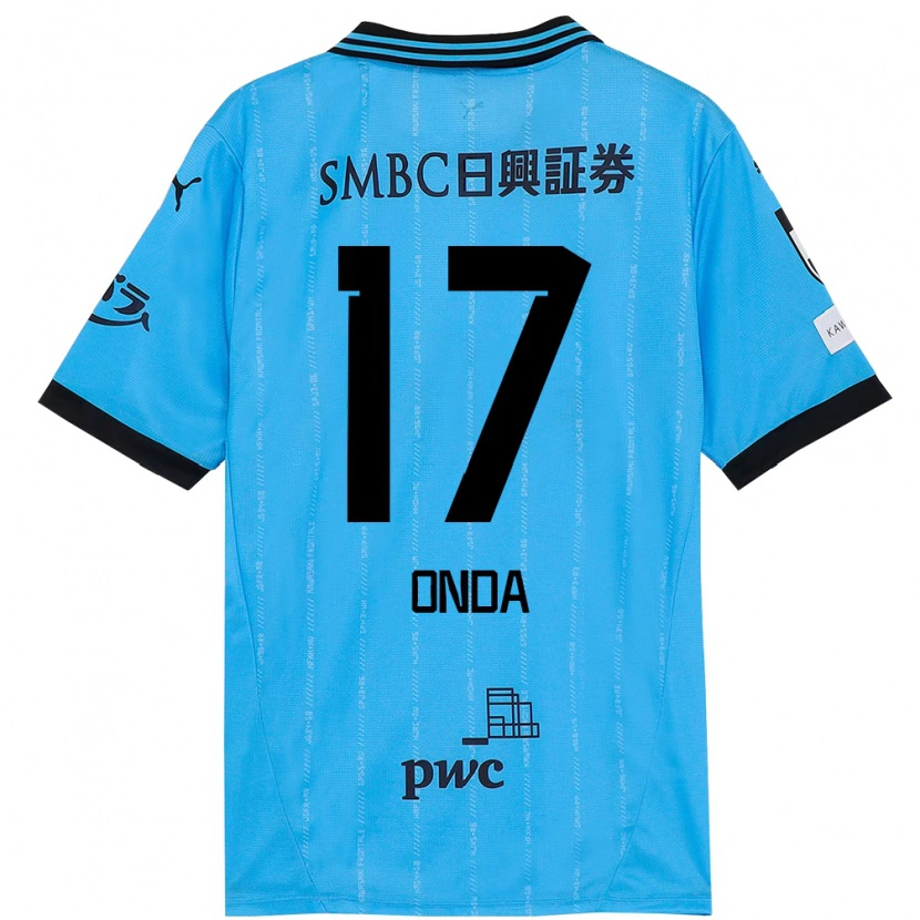 Danxen Børn Yutaro Onda #17 Hvid Himmelblå Hjemmebane Spillertrøjer 2025/26 Trøje T-Shirt