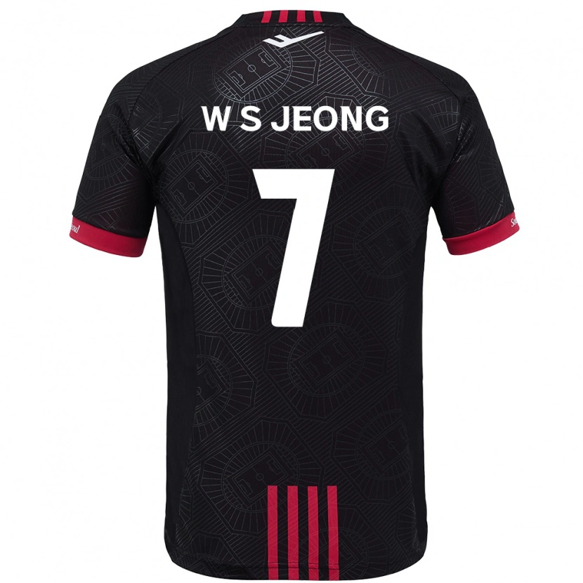 Danxen Børn Seung-Won Jeong #7 Hvid Sort Hjemmebane Spillertrøjer 2025/26 Trøje T-Shirt