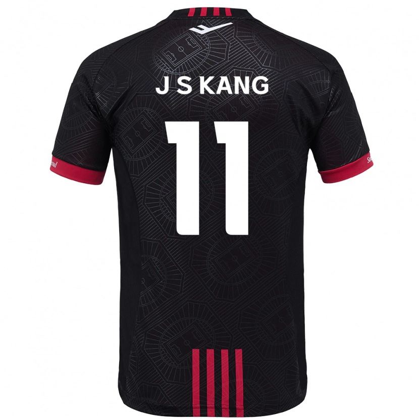 Danxen Børn Seong-Jin Kang #11 Hvid Sort Hjemmebane Spillertrøjer 2025/26 Trøje T-Shirt